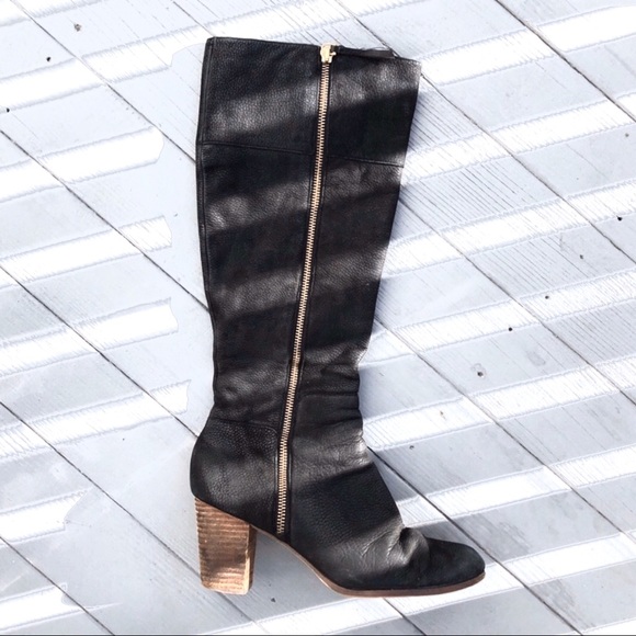 Cole Haan Shoes - Cole Hike w/Nike Air black leather heeled boots7.5
